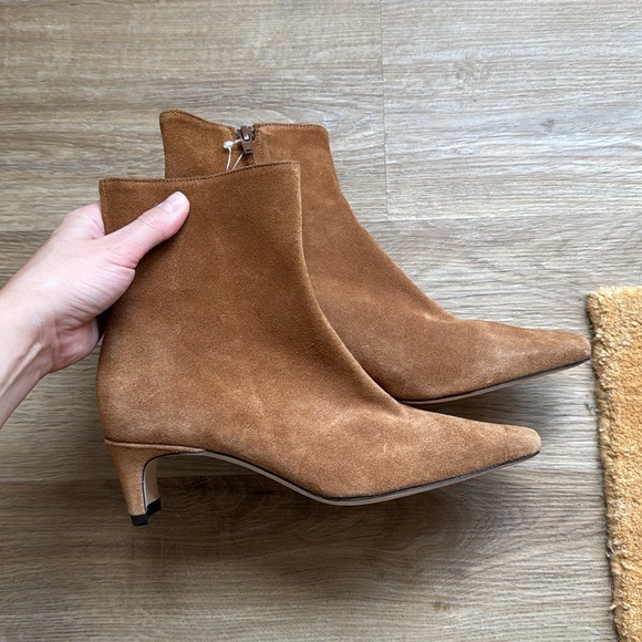 NWOT STAUD Suede Wally Ankle Boots - Picture 10 of 10